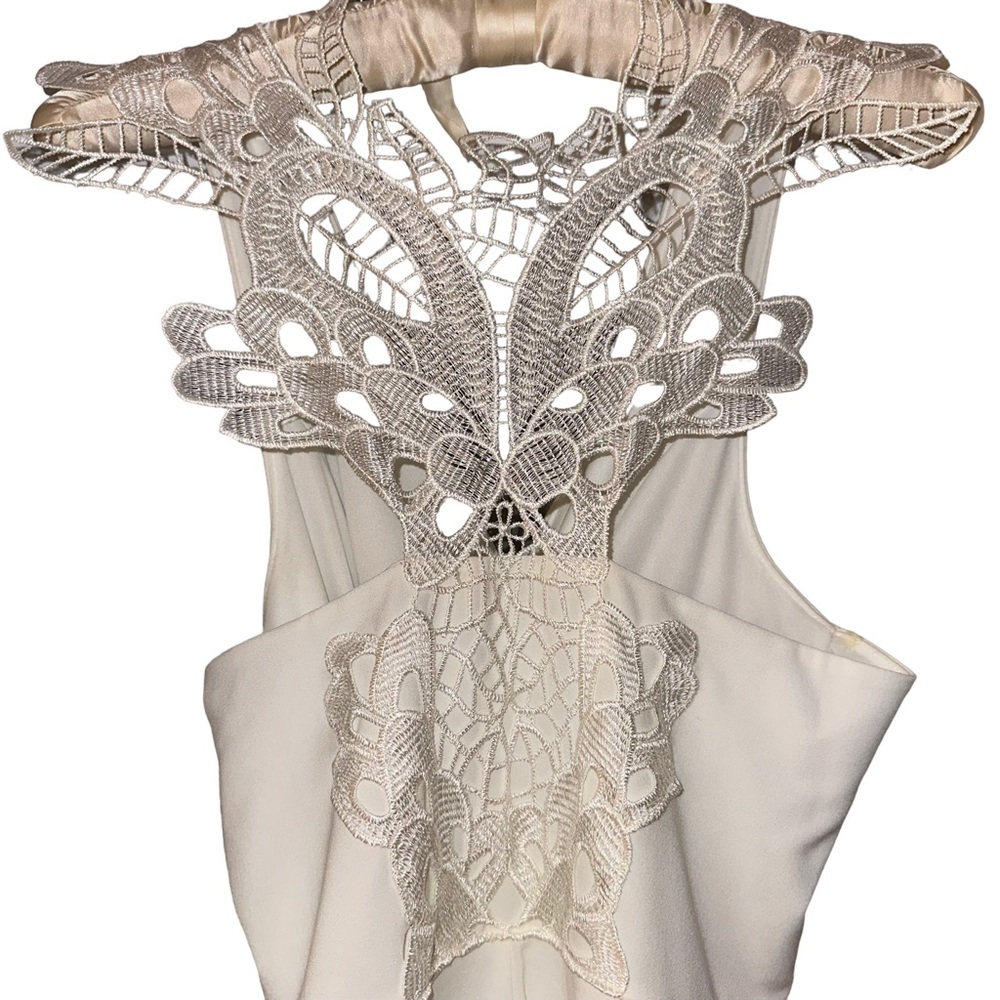 Altar’d State A-Line Mini Dress with Lace Detailed Back